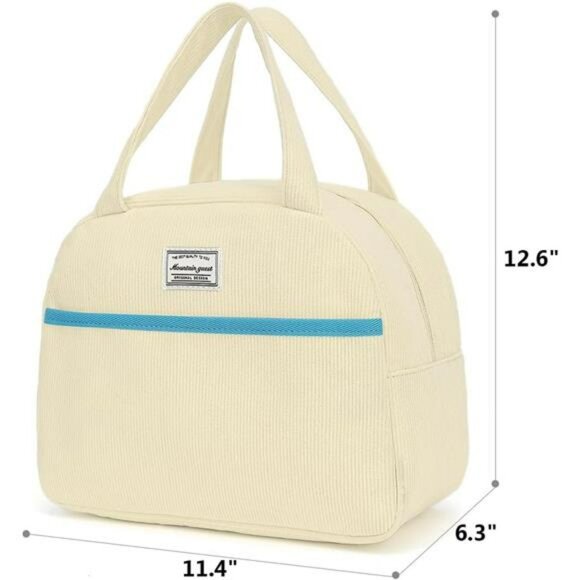 Insulated Lunch Bag Large Cooler Tote Waterproof Reusable Lunch Box for Adults - Picture 2 of 6